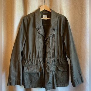 Old Navy, jacket, women’s xxl, olive green, drawstring waist, large pockets (4)